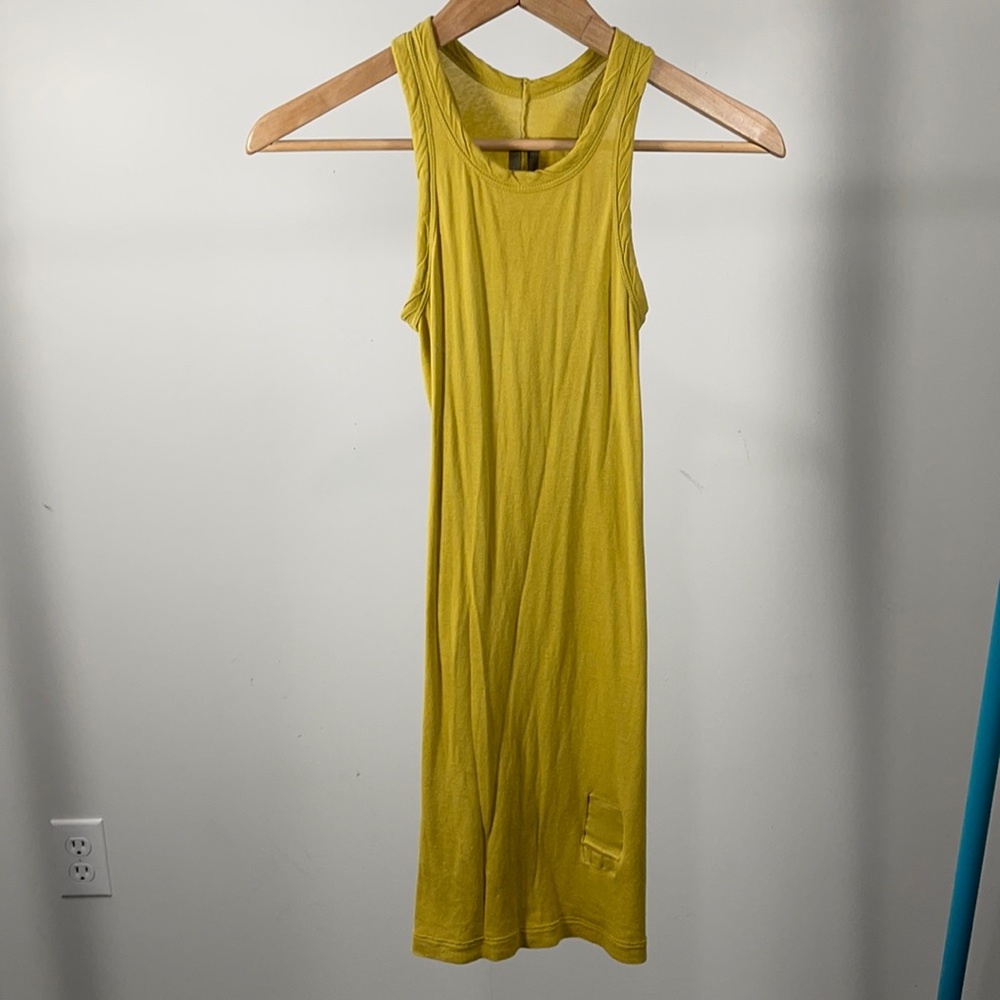 Flawless Gold Racerback Rick Owens DRKSHDW Tank